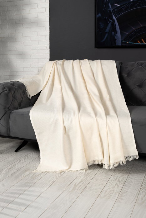 L'essentiel linge de maison Alinda Funda de Sofá Crema 170 x 300 cm L'essentiel linge de maison Alinda Funda de Sofá Crema 170 x 300 cm